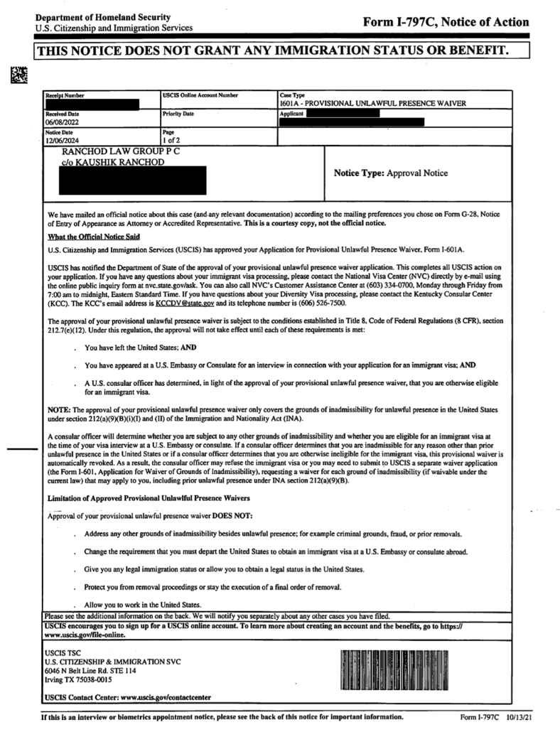 abogados de inmigración, Ranchod Law Group, immigration lawyer sacramento, visa waiver