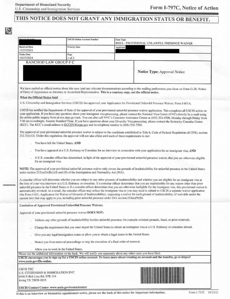 abogados de inmigración, Ranchod Law Group, immigration lawyer sacramento, visa waiver