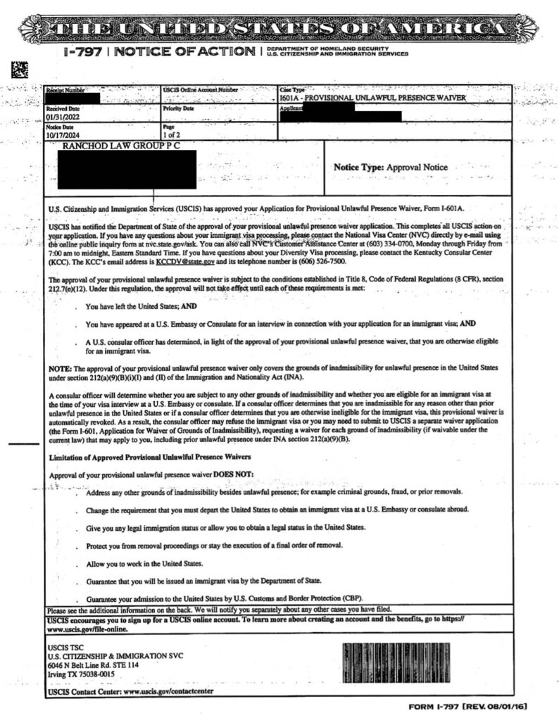abogados de inmigración, Ranchod Law Group, immigration lawyer sacramento, visa waiver