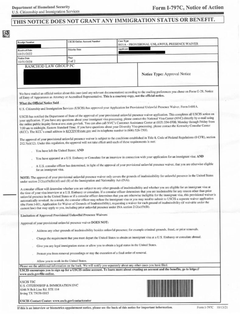 abogados de inmigración, Ranchod Law Group, immigration lawyer sacramento, visa waiver