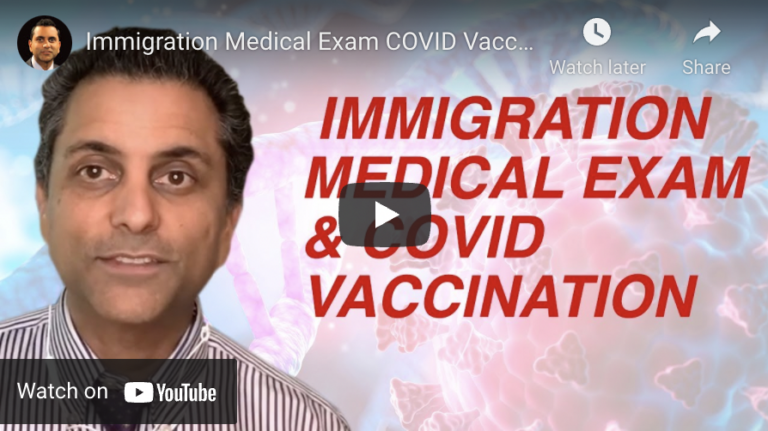 BREAKING NEWS – Immigration Medical Exam COVID Vaccination