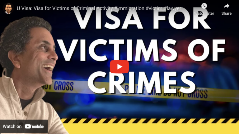 U Visa - Visa For Victims Of Criminal Activity
