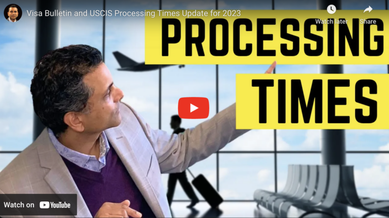 Visa Bulletin and USCIS Processing Times Update For 2023