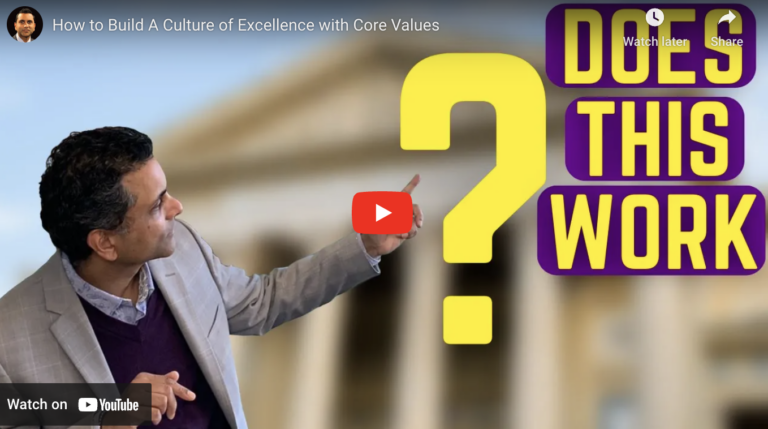 build culture of excellence