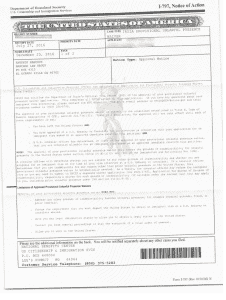 i601-a Waivers, Hardship Waiver Document Approval
