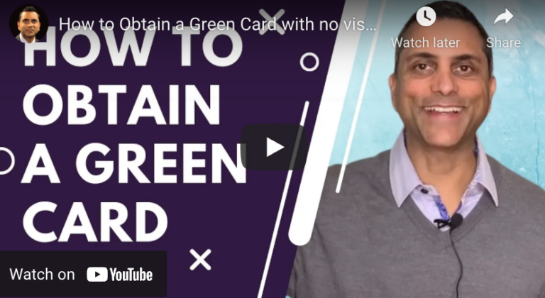 How to Obtain a Green Card with no visa -EWI?