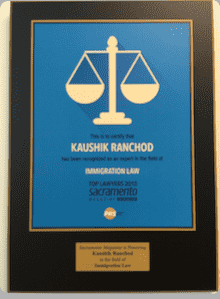 Kaushik Ranchod, Immigration Law, Top Lawyers 2015 - Sacramento Magazine sacmag.com